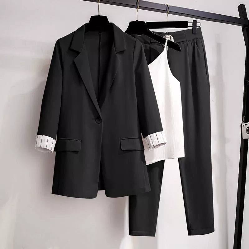 Costume trois pièces élégant grande taille - Style raffiné et confort - Projet Paris - Coupe moderne
