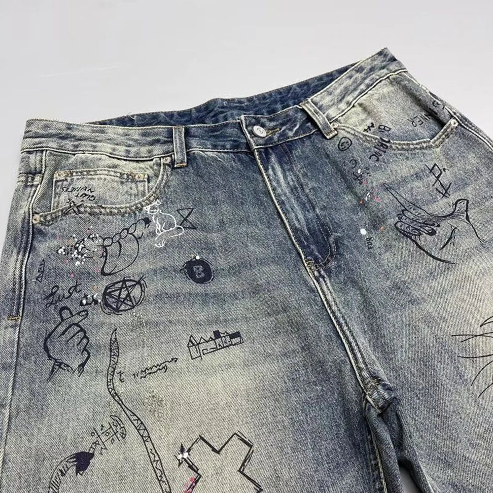 Jean denim homme – Délavé style Brooklyn – Projet Paris – Look urbain et confortable