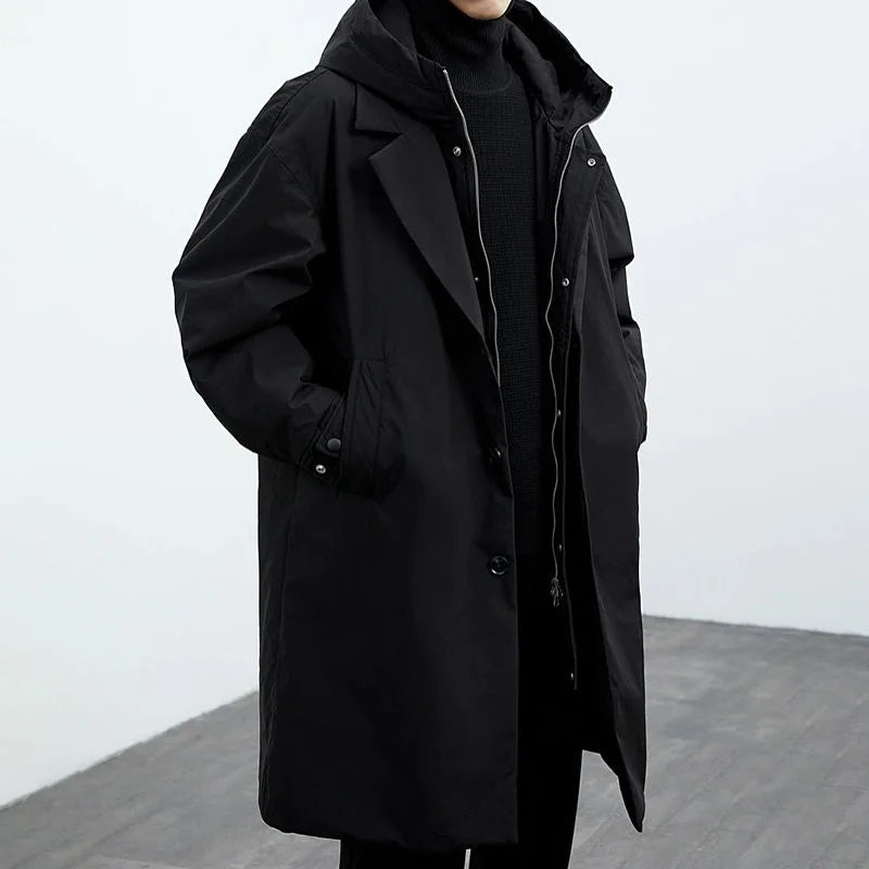 Manteau long - Projet Paris - Élégance et chaleur - Parfait pour les journées fraîches