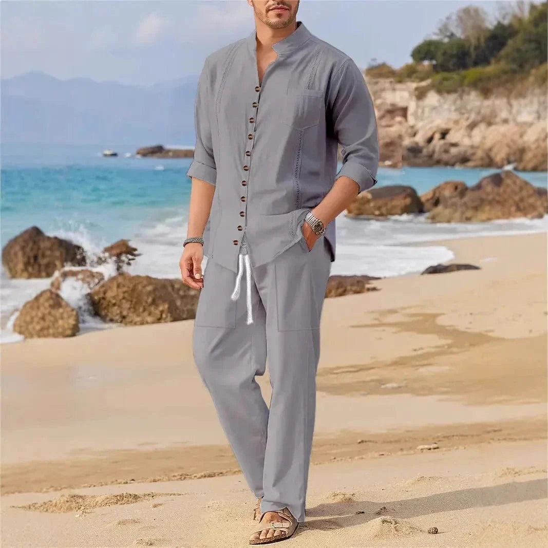 Ensemble lounge estival pour homme – Projet Paris – Détente et style à la cubaine