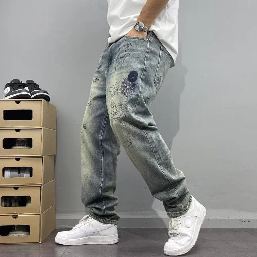 Jean denim homme – Délavé style Brooklyn – Projet Paris – Look urbain et confortable