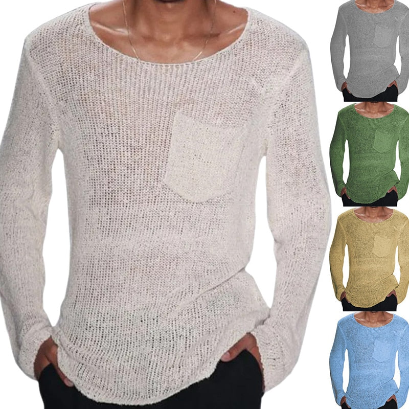 Chemise Tricotée pour Homme – Projet Paris – Style élégant et doux