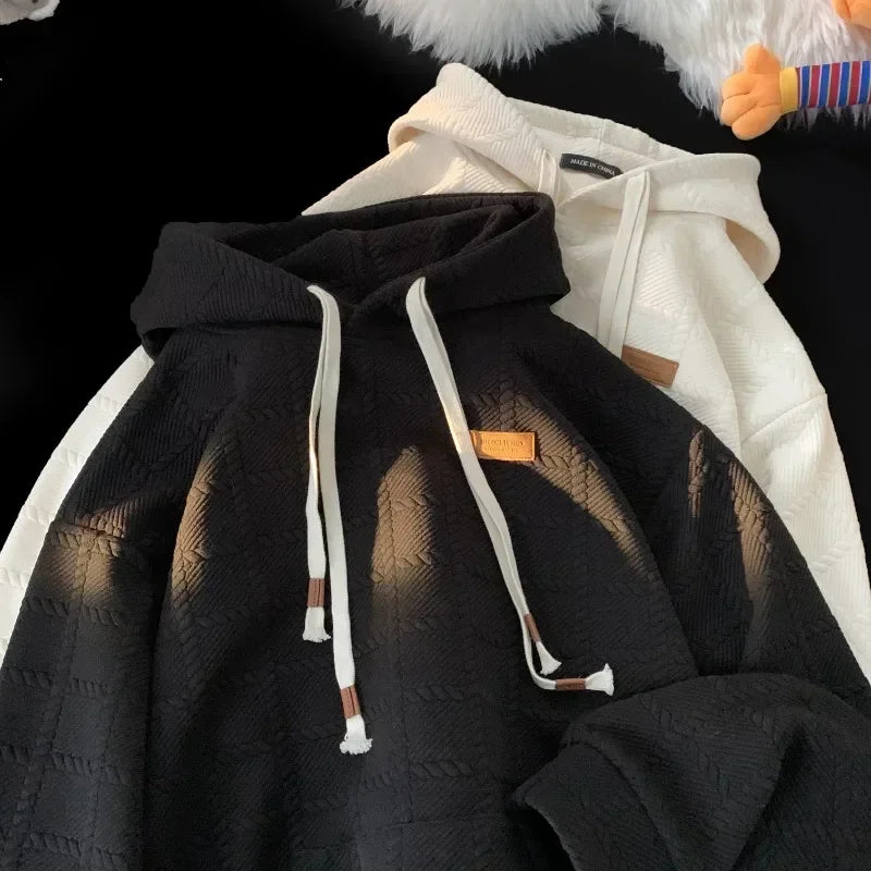 Hoodie oversize à carreaux SP1 - Style Décontracté - Projet Paris - Design cool, Parfait pour un look relax et tendance