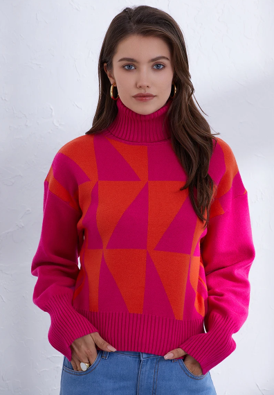 Pull col roulé Fifine - Élégance intemporelle - Projet Paris - Design classique, Parfait pour un look chic et chaleureux