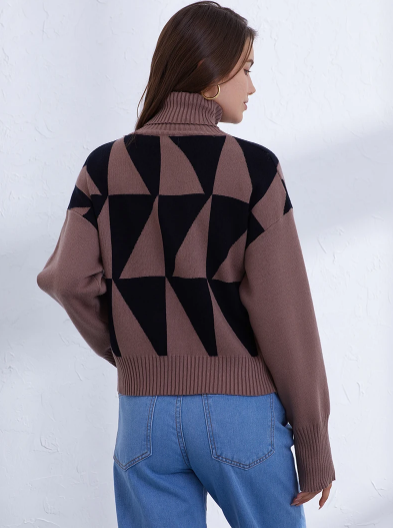 Pull col roulé Fifine - Élégance intemporelle - Projet Paris - Design classique, Parfait pour un look chic et chaleureux