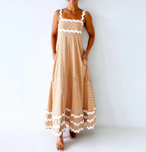 Robe à bretelles - Légère et chic - Projet Paris - Idéale pour les journées d’été