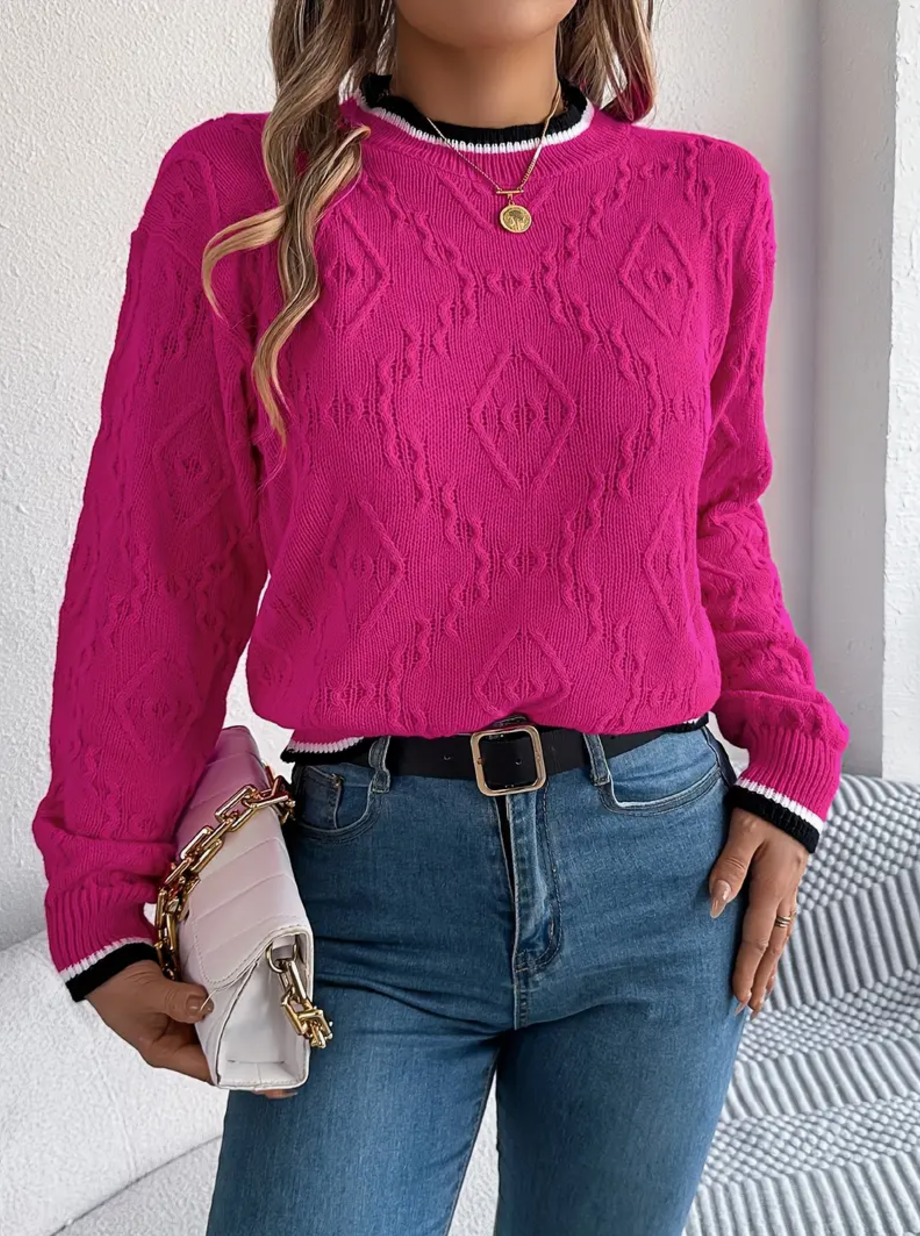 Pull col rond - Classique et intemporel - Projet Paris - Parfait pour un look casual
