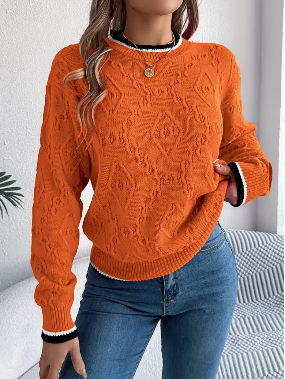 Pull col rond - Classique et intemporel - Projet Paris - Parfait pour un look casual