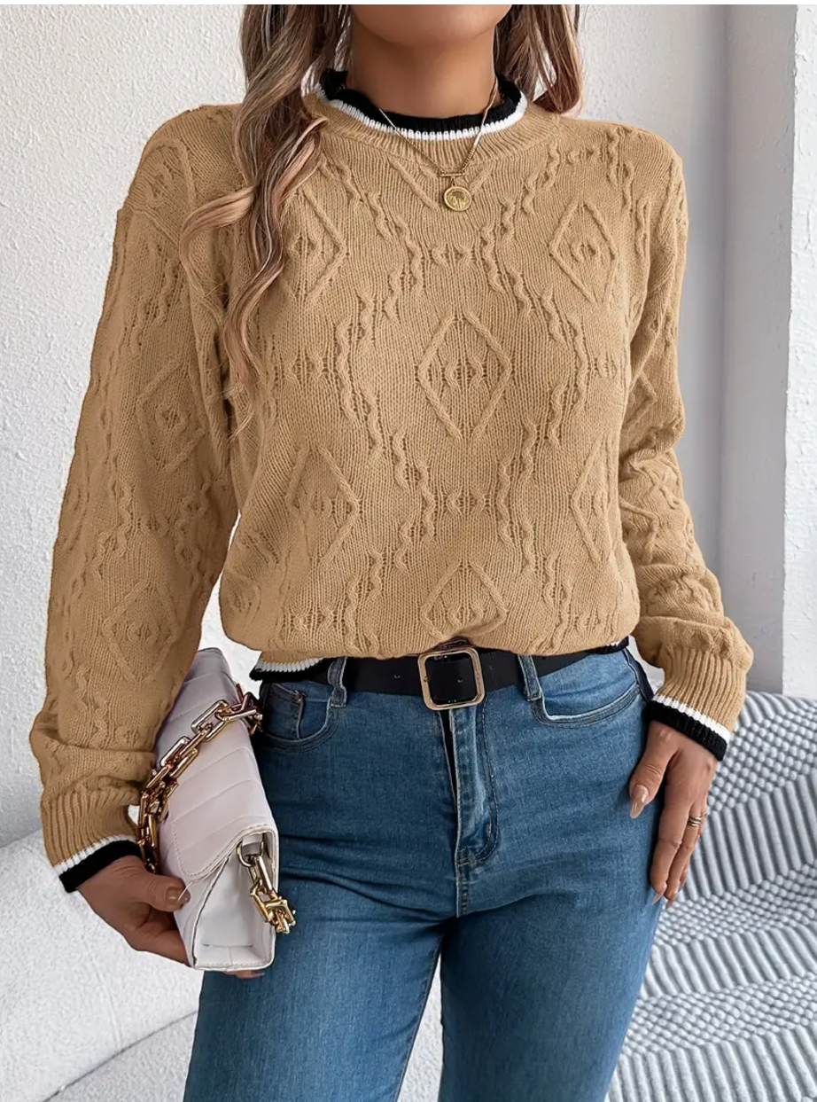 Pull col rond - Classique et intemporel - Projet Paris - Parfait pour un look casual