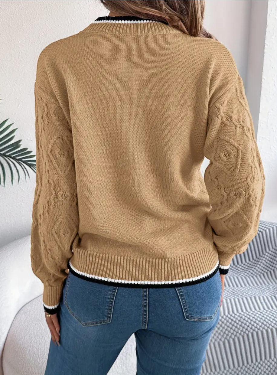 Pull col rond - Classique et intemporel - Projet Paris - Parfait pour un look casual