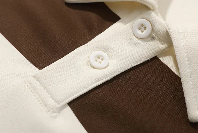 Polo à rayures pour homme à séchage rapide – Projet Paris – Confort et style en toute légèreté