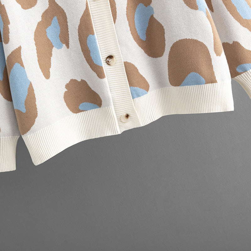 Cardigan ouvert imprimé élégant et unique pour femmes - Projet Paris - Superposition chic