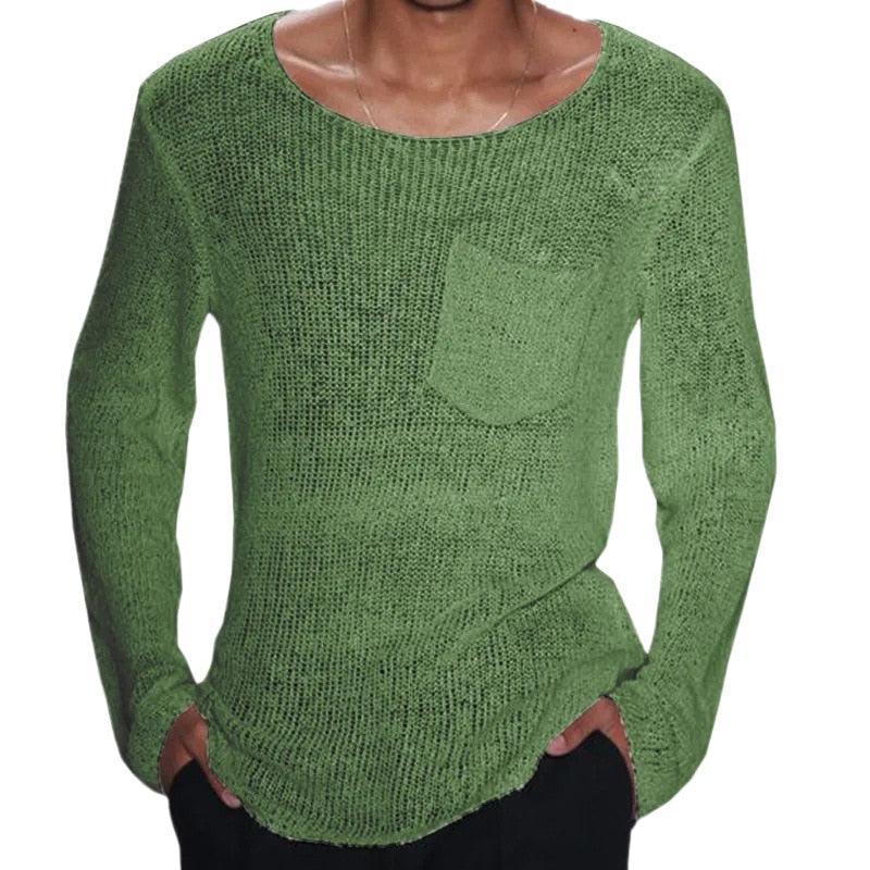 Chemise Tricotée pour Homme – Projet Paris – Style élégant et doux