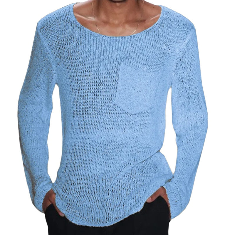 Chemise Tricotée pour Homme – Projet Paris – Style élégant et doux