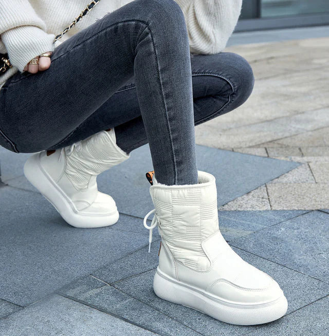Bottes à lacets antidérapantes et durables, imperméables - Confort et Protection - Projet Paris - Idéales pour tous les temps