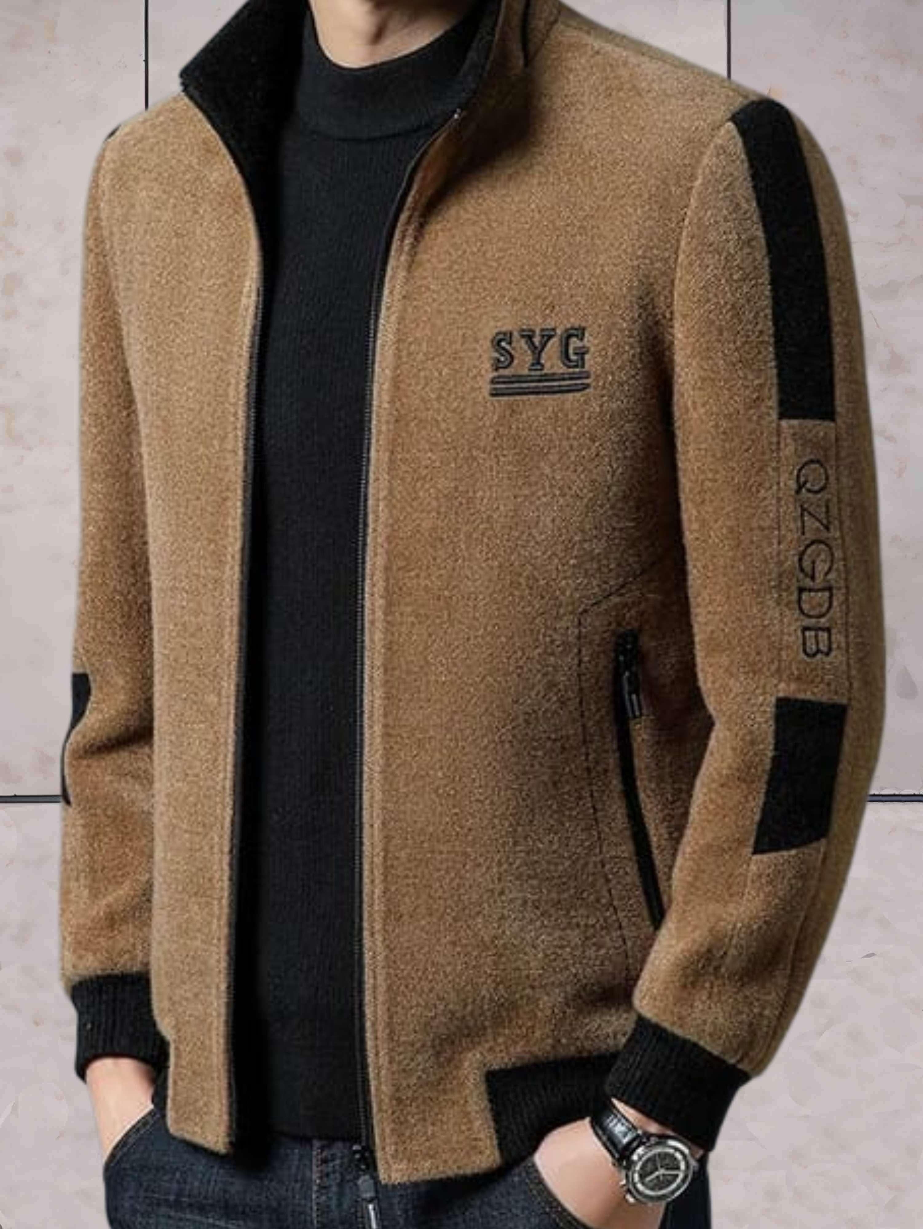 Veste moderne à fermeture éclair - Projet Paris - Design contemporain - Confort et praticité