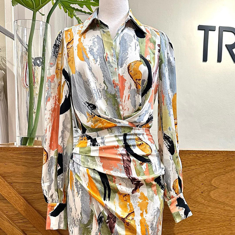 Rosalie - Robe midi élégante imprimée - Projet Paris - Charme et sophistication
