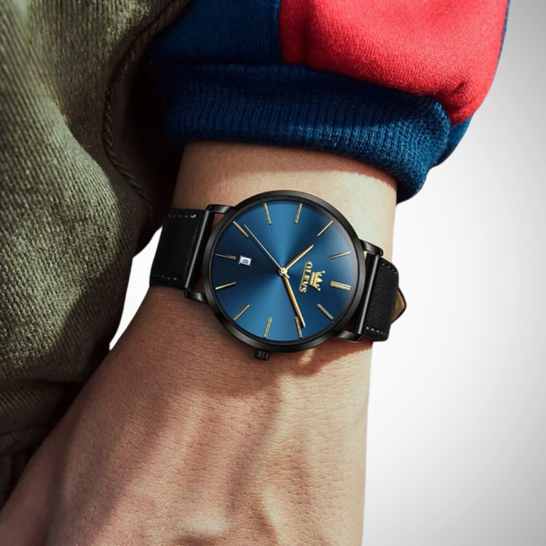 Montre-bracelet ultra-fine et minimaliste – Projet Paris – Précision et sophistication au poignet