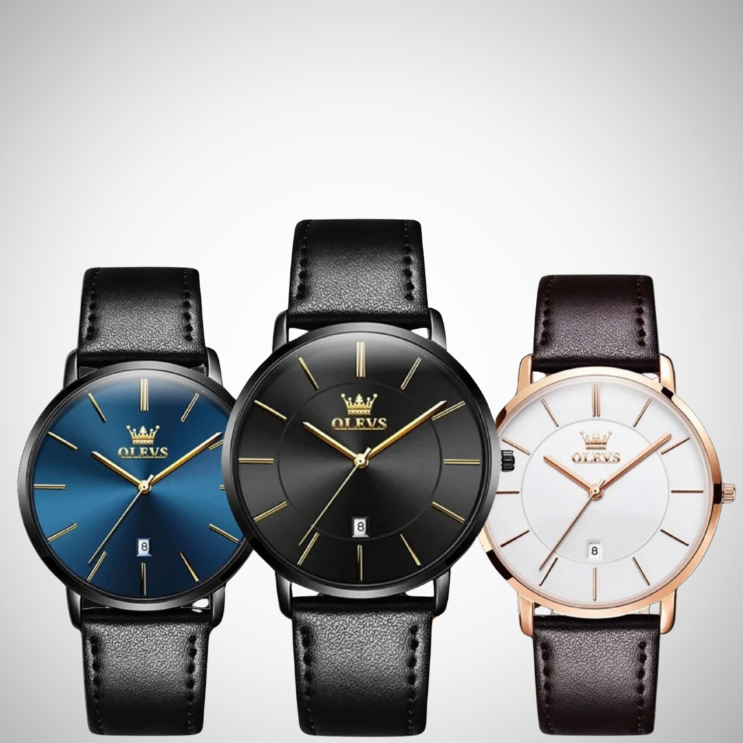 Montre-bracelet ultra-fine et minimaliste – Projet Paris – Précision et sophistication au poignet