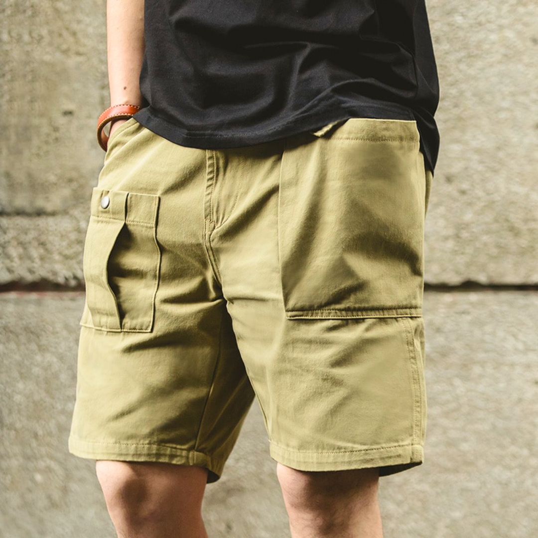 Shorts Cargo Vintage Homme – Bracianno – Projet Paris – Élégance Décontractée et Fonctionnalité