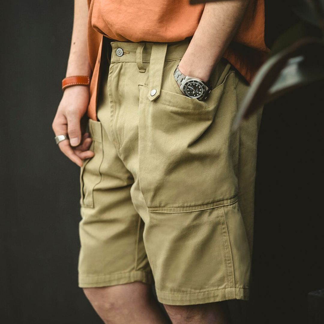 Shorts Cargo Vintage Homme – Bracianno – Projet Paris – Élégance Décontractée et Fonctionnalité