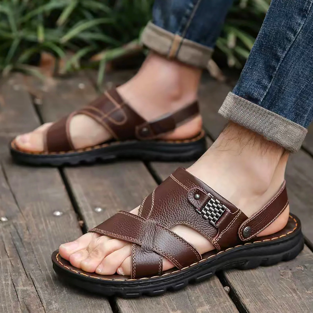 Sandales d'Été en Cuir pour Homme – Urian – Projet Paris – Confort et Style Authentique