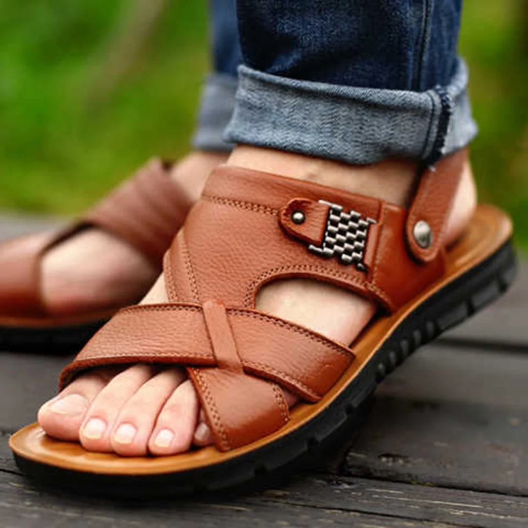 Sandales d'Été en Cuir pour Homme – Urian – Projet Paris – Confort et Style Authentique