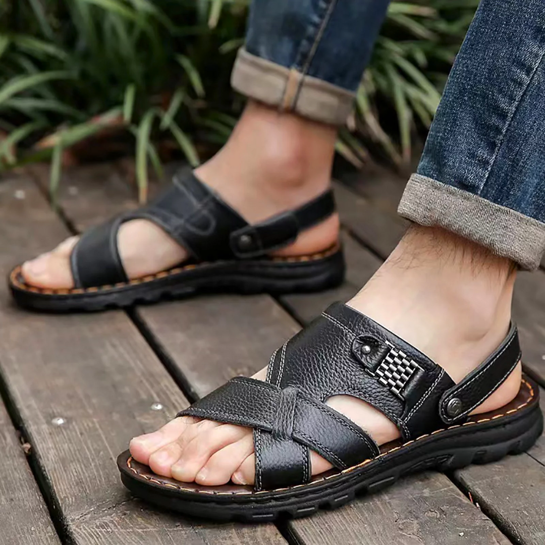 Sandales d'Été en Cuir pour Homme – Urian – Projet Paris – Confort et Style Authentique