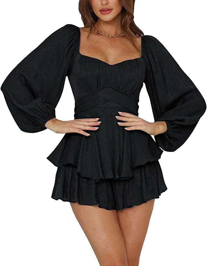 Robe à volants Lichi - Projet Paris - Style féminin et fluide - Idéale pour un look estival léger