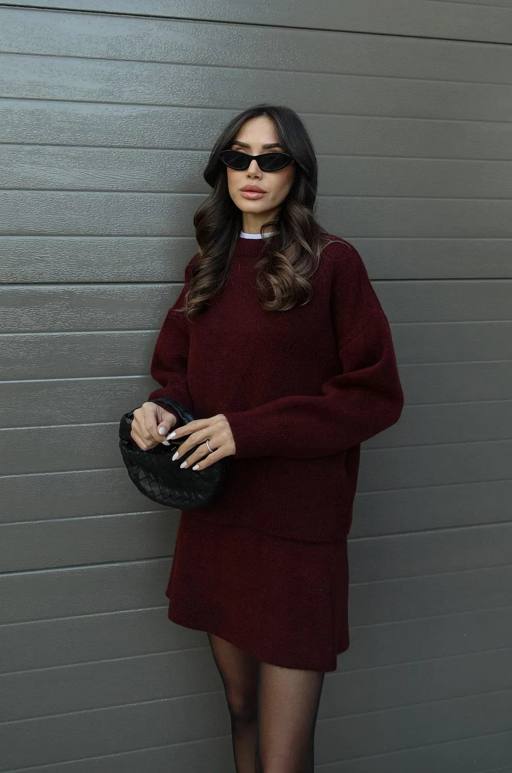 Ensemble 2 pièces (Pull + Jupe) - Projet Paris - Élégance et confort - Parfait pour une tenue chic
