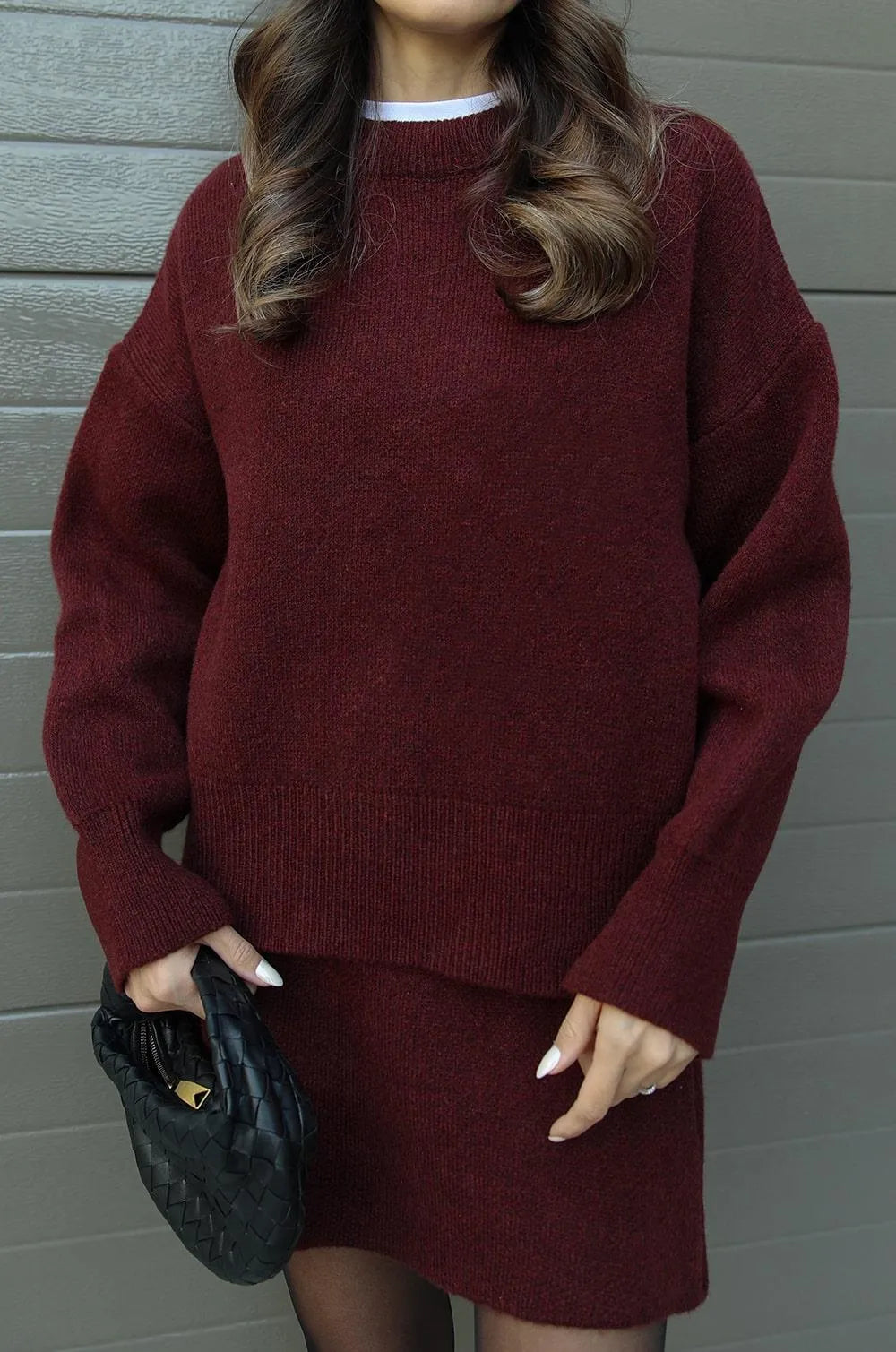 Ensemble 2 pièces (Pull + Jupe) - Projet Paris - Élégance et confort - Parfait pour une tenue chic