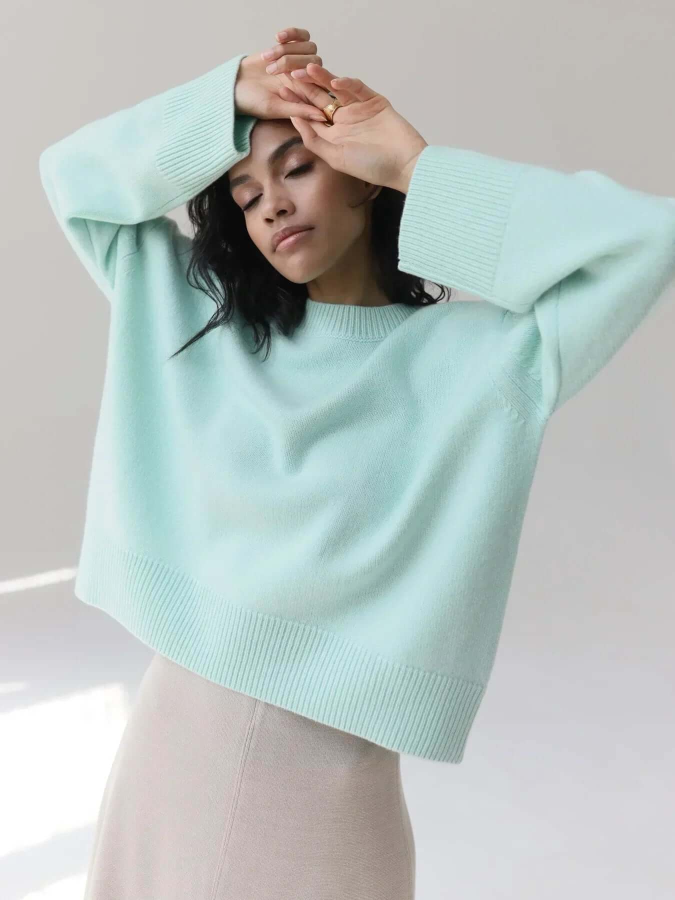 Pull à col rond pour femmes - Confort et simplicité - Projet Paris - Un basique essentiel à avoir