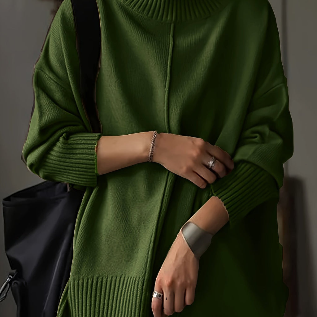 Pull col roulé femme - Projet Paris - Élégance et chaleur - Parfait pour un look chic et cosy