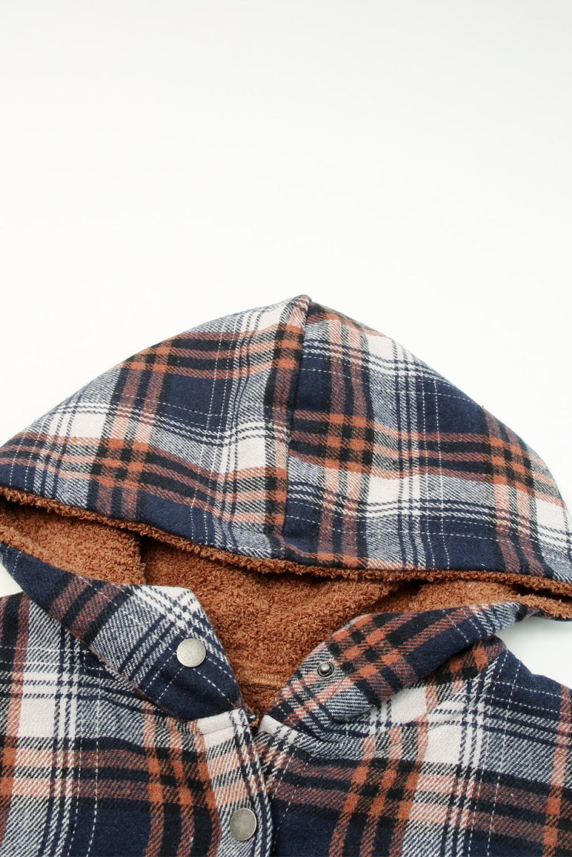 Veste à capuche en flanelle doublée sherpa Emerson - Projet Paris - Chaleur et style