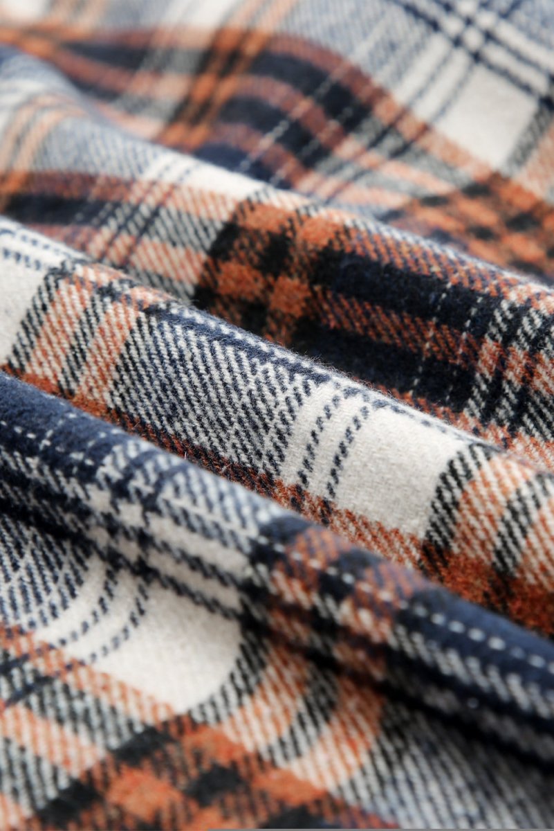 Veste à capuche en flanelle doublée sherpa Emerson - Projet Paris - Chaleur et style