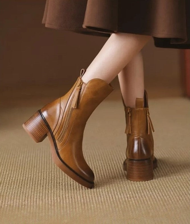 Bottines chiques - Projet Paris - Élégance et confort - Parfaites pour l'hiver