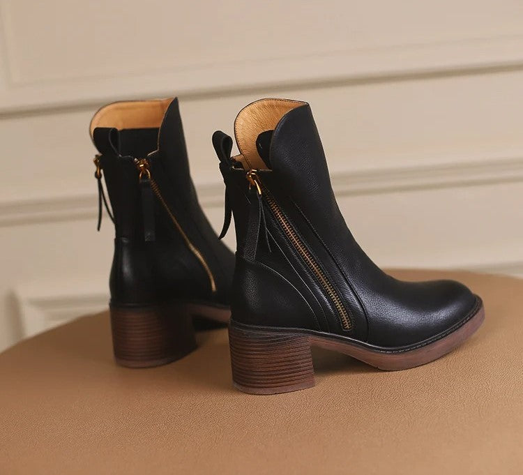 Bottines chiques - Projet Paris - Élégance et confort - Parfaites pour l'hiver