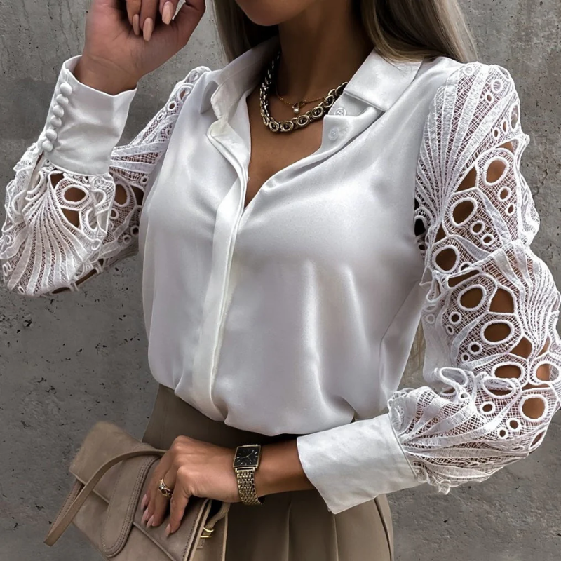 Blouse Élégante Femme Manches Longues – Isolde – Projet Paris – Chic et Polyvalente
