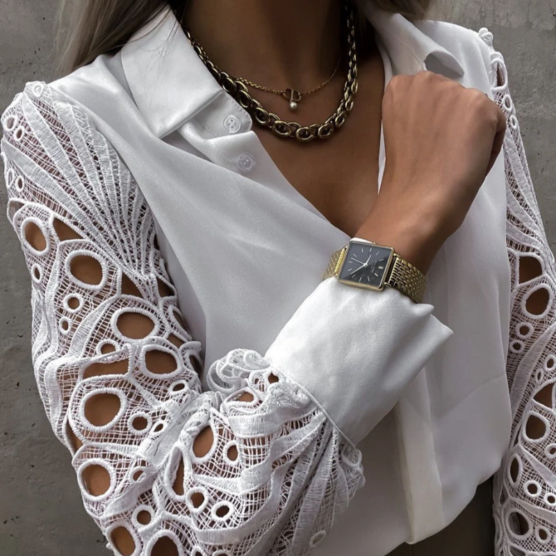 Blouse Élégante Femme Manches Longues – Isolde – Projet Paris – Chic et Polyvalente