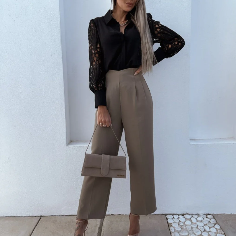 Blouse Élégante Femme Manches Longues – Isolde – Projet Paris – Chic et Polyvalente