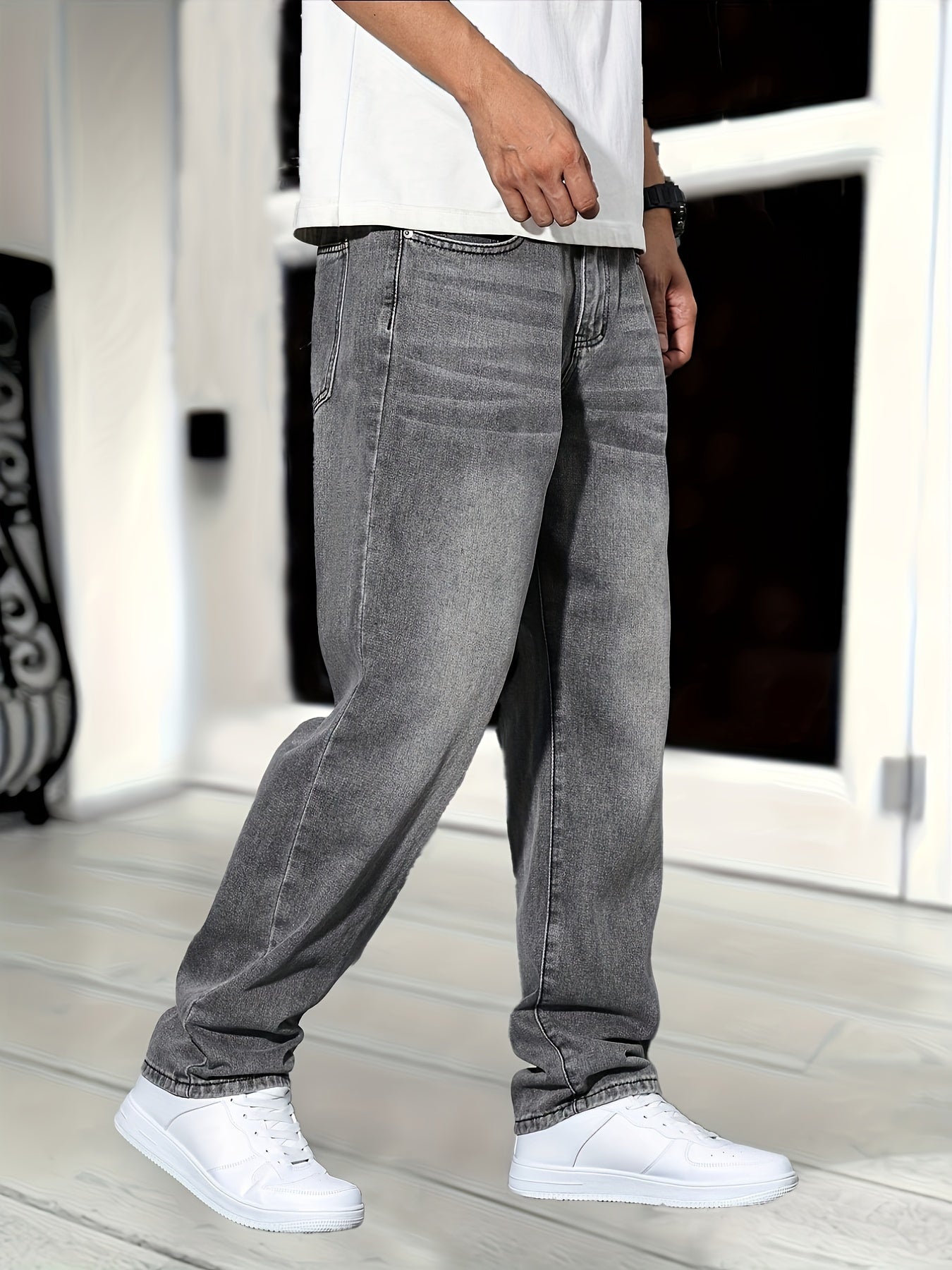 Jean droit homme iconique – Coupe classique – Projet Paris – Style intemporel