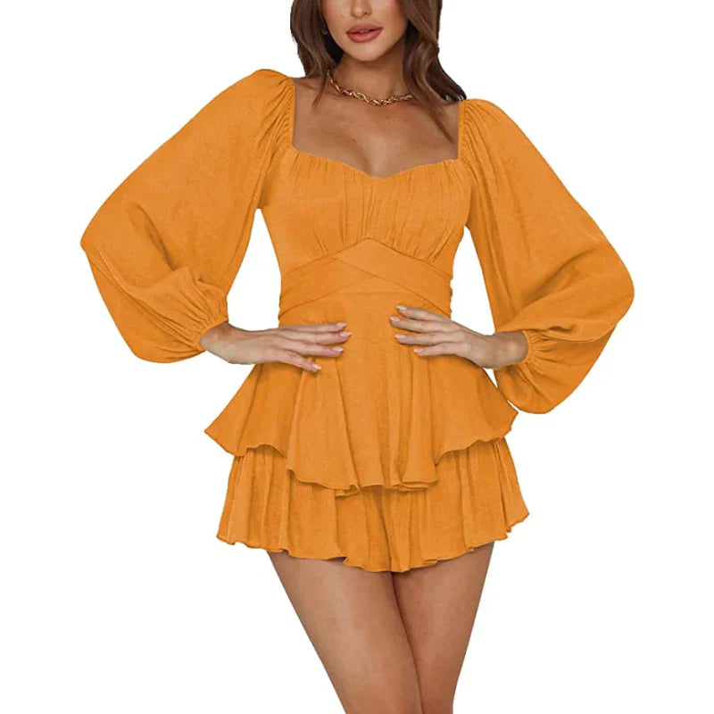 Robe à volants Lichi - Projet Paris - Style féminin et fluide - Idéale pour un look estival léger