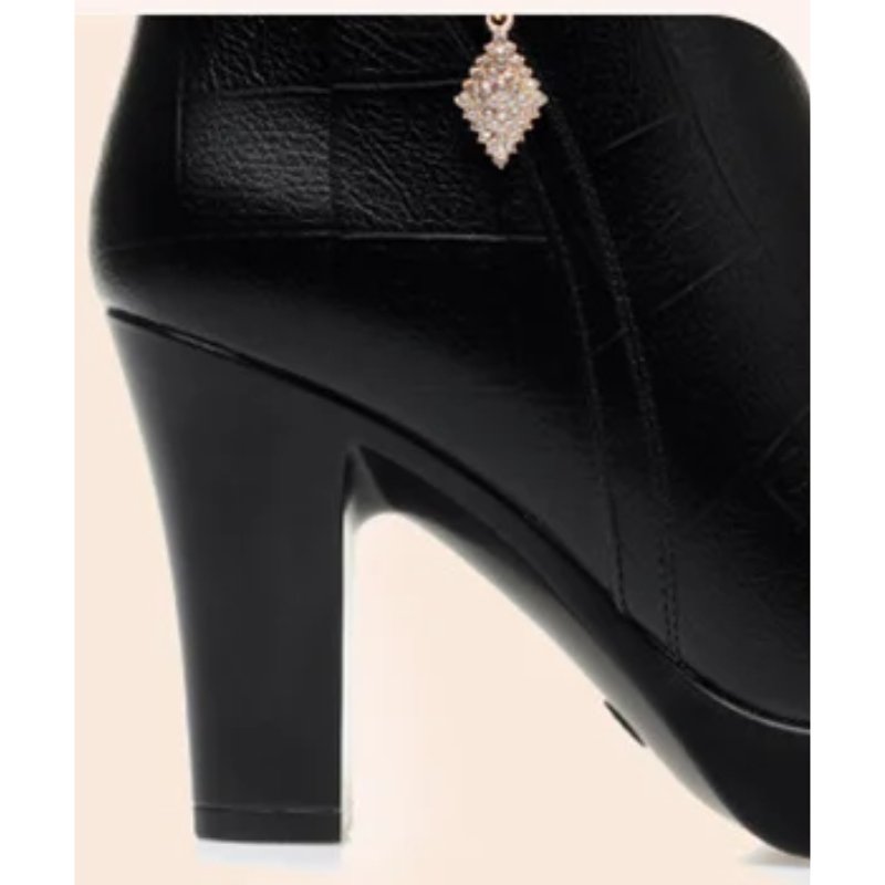 Bottes à talons élégantes - Style chic et moderne - Projet Paris - Confort et élégance