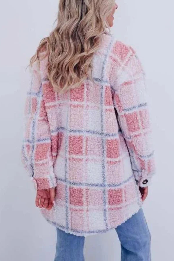 Blazer pour femmes en laine à carreaux - Luxe et élégant - Projet Paris - Chic, Confort optimal