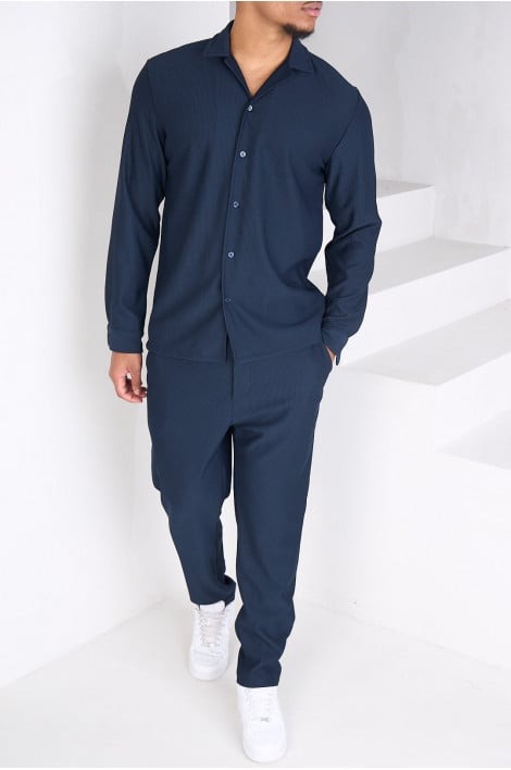 Ensemble 2 pièces chemise + pantalon - Projet Paris - Élégance décontractée