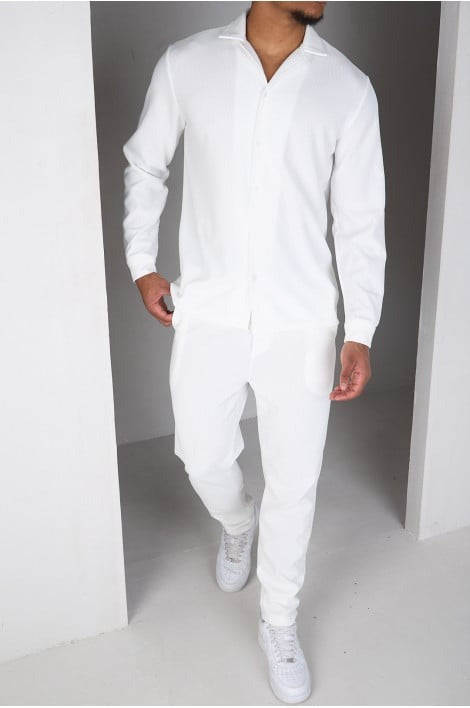 Ensemble 2 pièces chemise + pantalon - Projet Paris - Élégance décontractée
