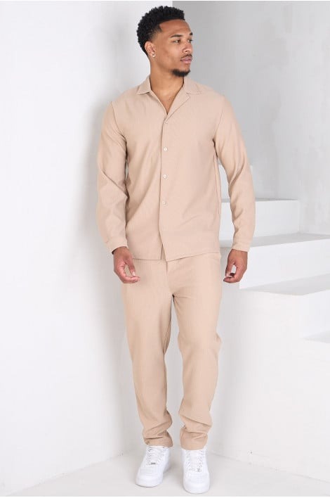 Ensemble 2 pièces chemise + pantalon - Projet Paris - Élégance décontractée