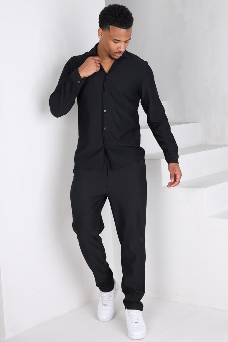 Ensemble 2 pièces chemise + pantalon - Projet Paris - Élégance décontractée