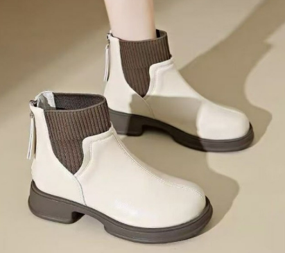 Booties d'hiver pour femmes en style cabine cosy - Projet Paris - Élégance et confort