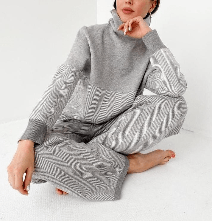 Ensemble d'intérieur stylé pour femmes - Confortable - Projet Paris - Doux et idéal